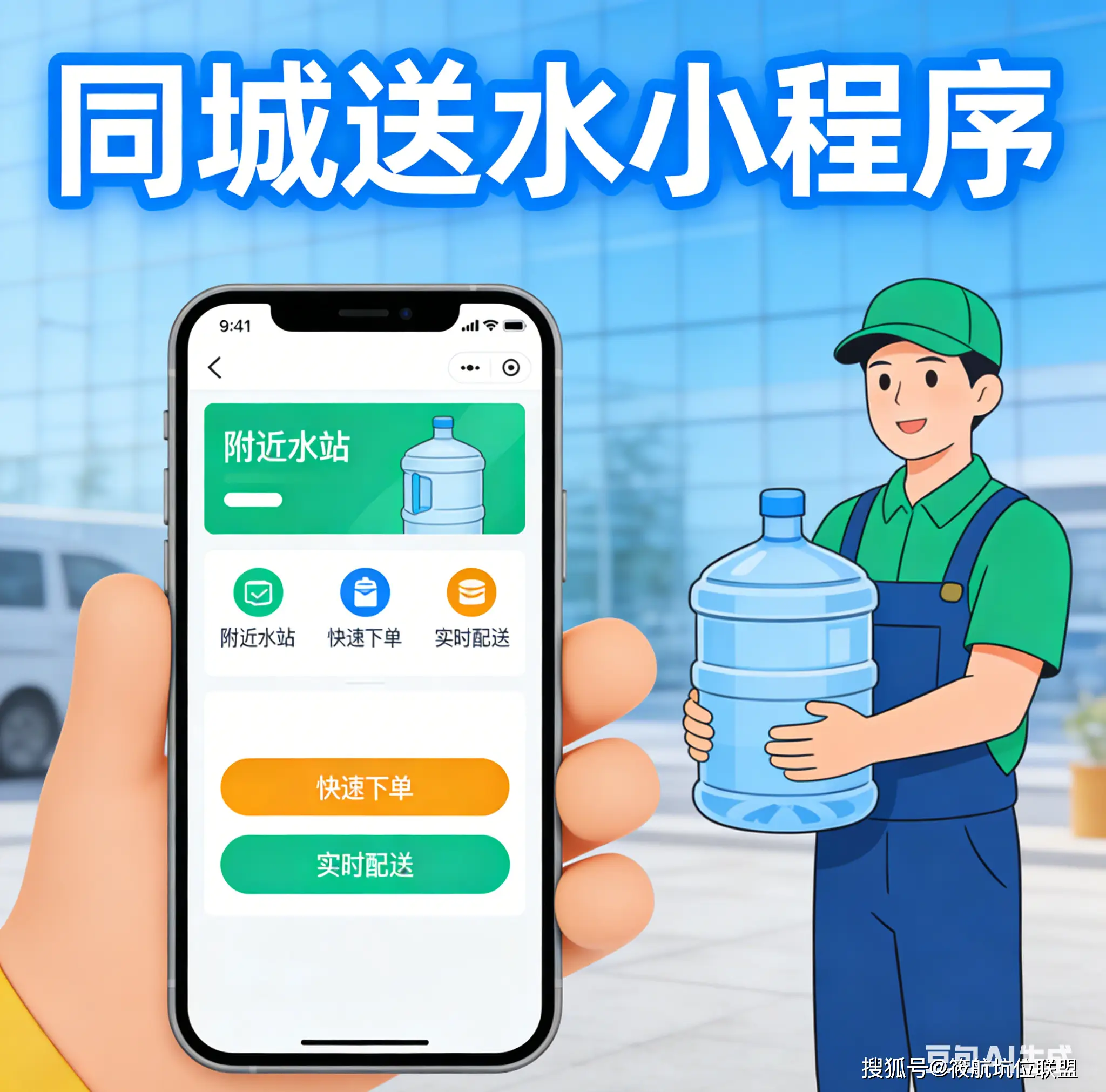 四川省百乐食品有限公司桶装水配送系统